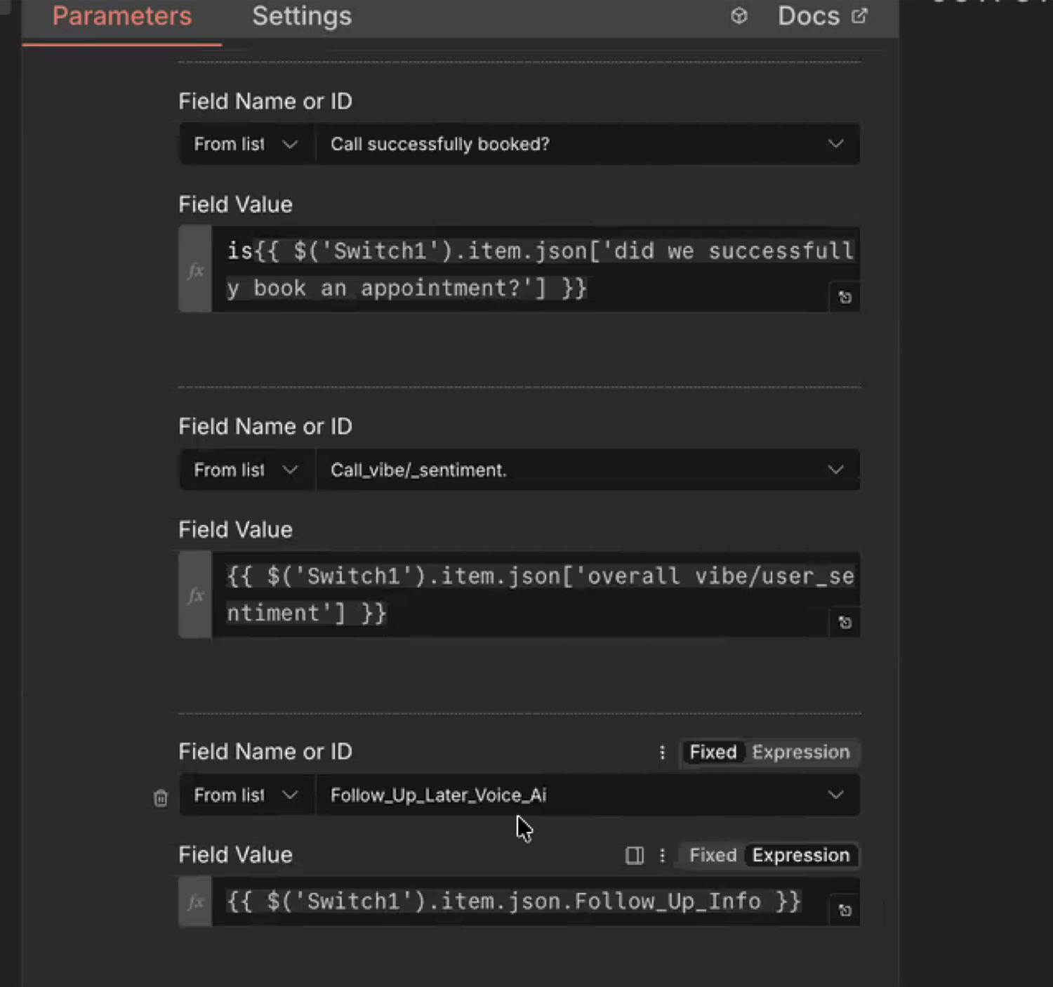 n8n AI Voice Agent Automation - Vapi + Airtable + AI Agent screenshot 4